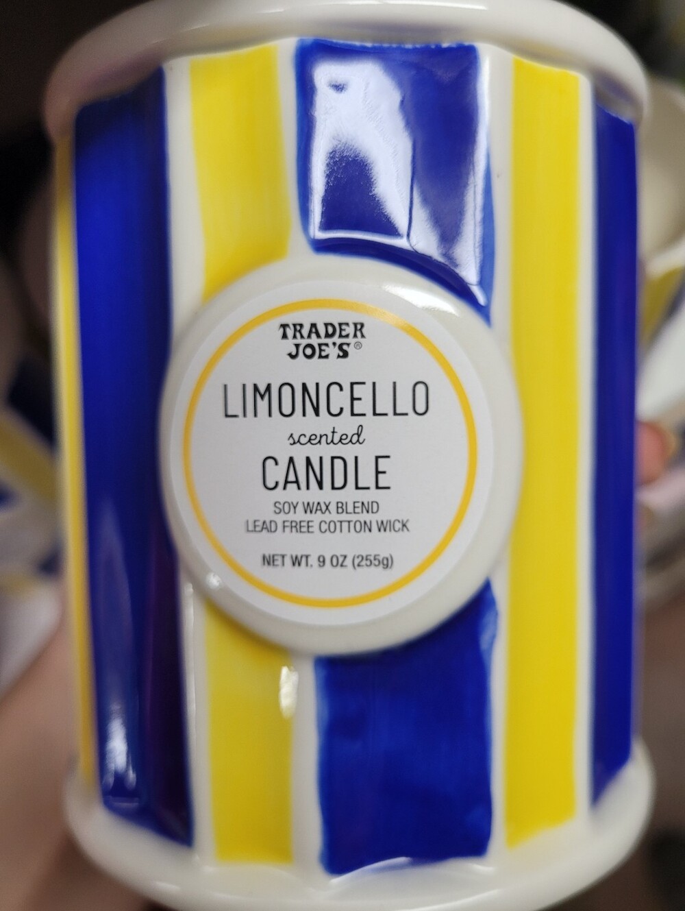 NWT Trader Joe's Limited Limoncello Scented Candle